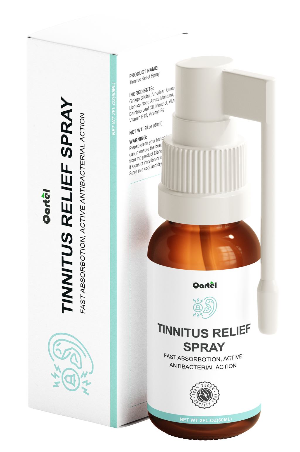 Qartel™ Tinnitus Relief Spray